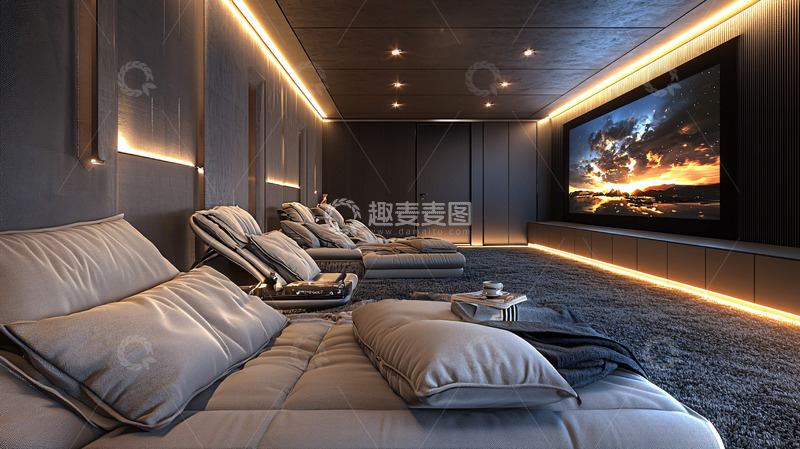高清大图下载【趣麦麦图】高端私人影院