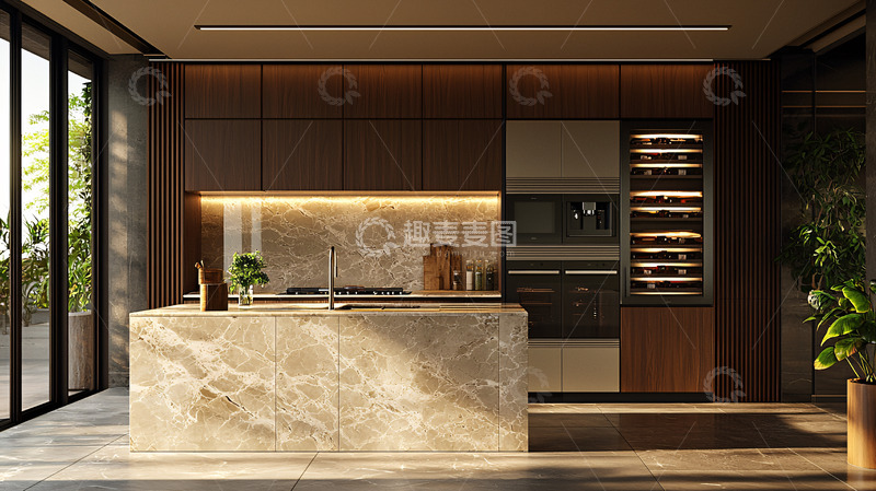 高清大图下载【趣麦麦图】现代简约风格厨房10