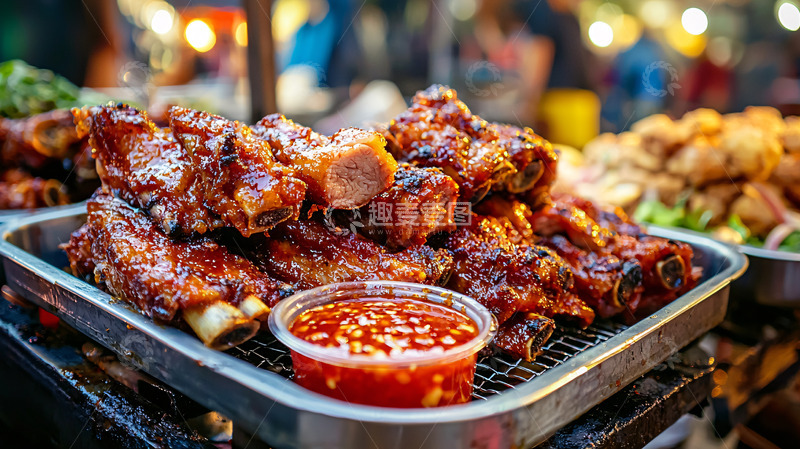 高清大图下载【趣麦麦图】烤猪肋排