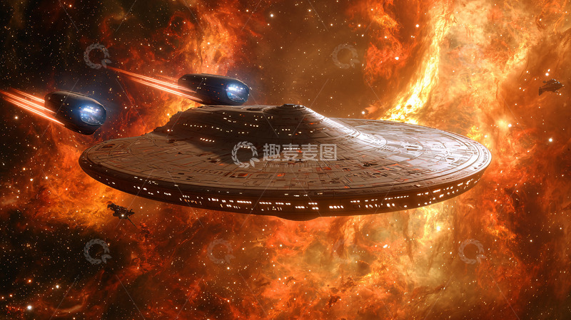 高清大图下载【趣麦麦图】星际迷航飞船