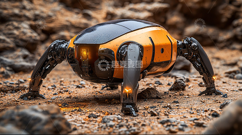 高清大图下载【趣麦麦图】未来感机器人