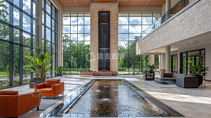 高清大图下载【趣麦麦图】现代风格大厅室内设计