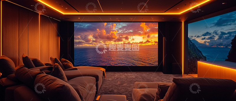高清大图下载【趣麦麦图】高端家庭影院