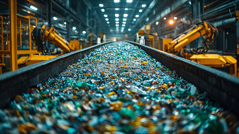 高清大图下载【趣麦麦图】智能工厂流水线