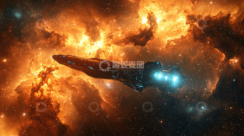 高清大图下载【趣麦麦图】宇宙飞船