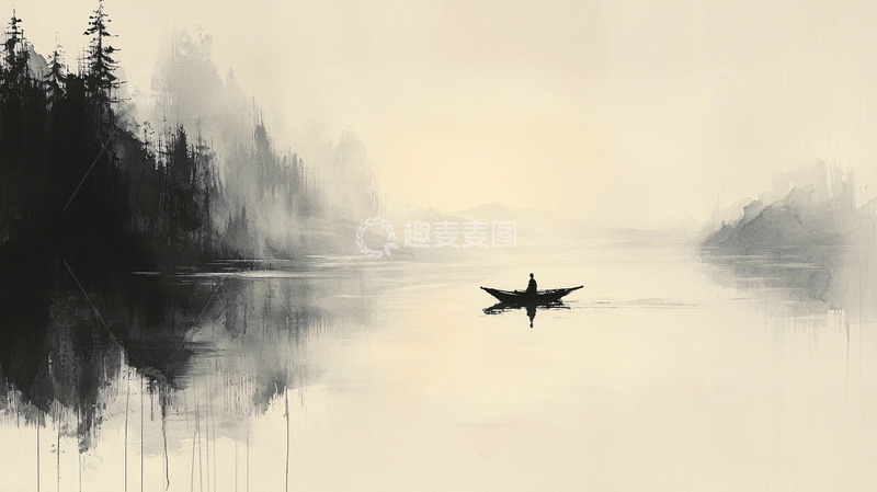 高清大图下载【趣麦麦图】水墨画