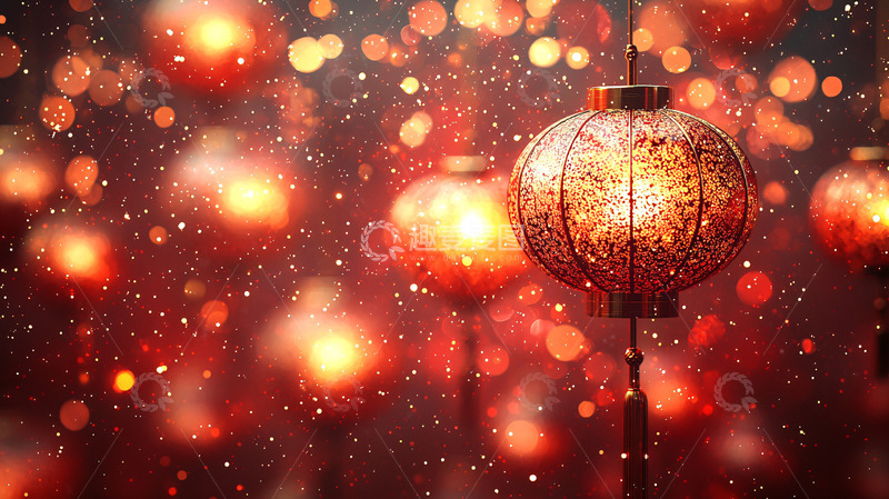 高清大图下载【趣麦麦图】红灯笼背景