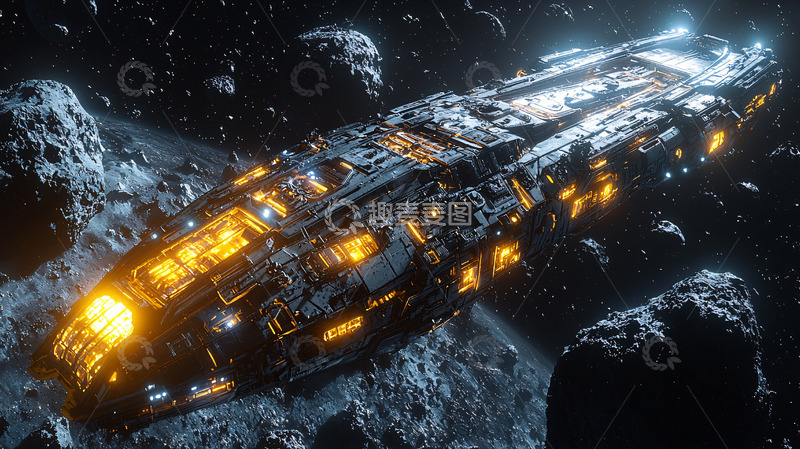 高清大图下载【趣麦麦图】宇宙飞船