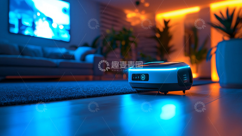 高清大图下载【趣麦麦图】智能家居机器人