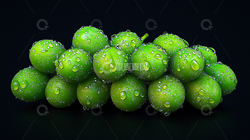 高清大图下载【趣麦麦图】新鲜青葡萄