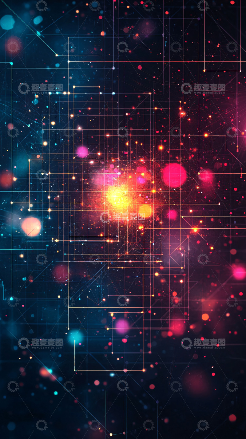 高清大图下载【趣麦麦图】科技感未来背景