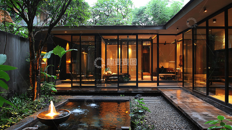 高清大图下载【趣麦麦图】庭院别墅设计图