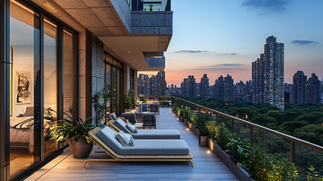 纽约中央公园景观公寓