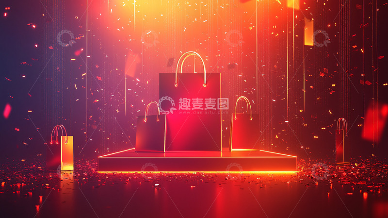 高清大图下载【趣麦麦图】电商促销