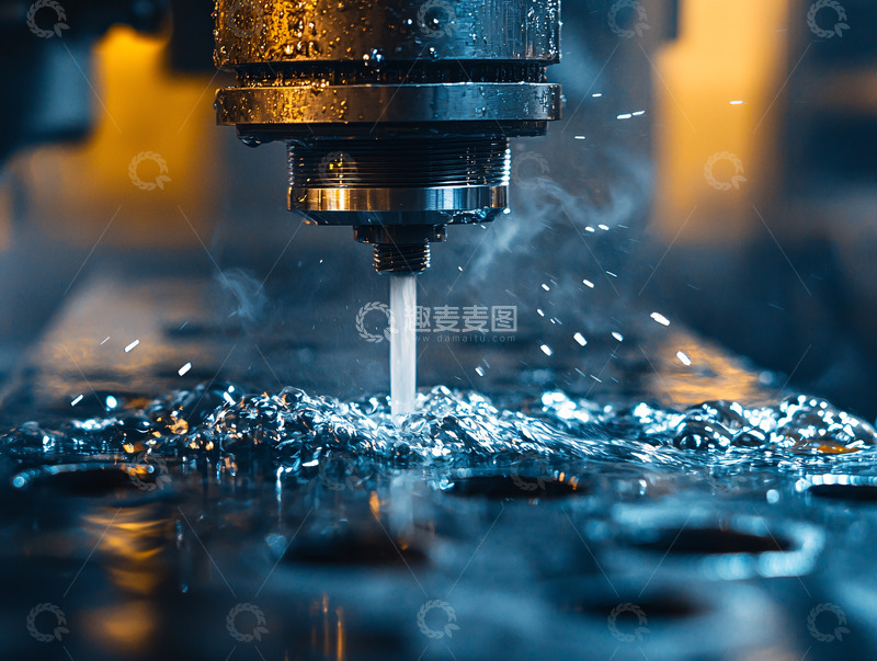 高清大图下载【趣麦麦图】精密金属加工过程