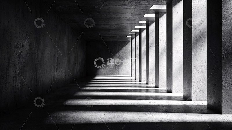 高清大图下载【趣麦麦图】光影走廊2