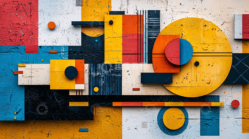 高清大图下载【趣麦麦图】抽象几何图案