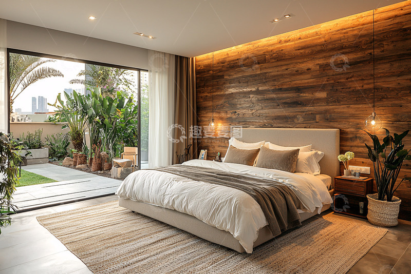 高清大图下载【趣麦麦图】现代简约卧室设计10