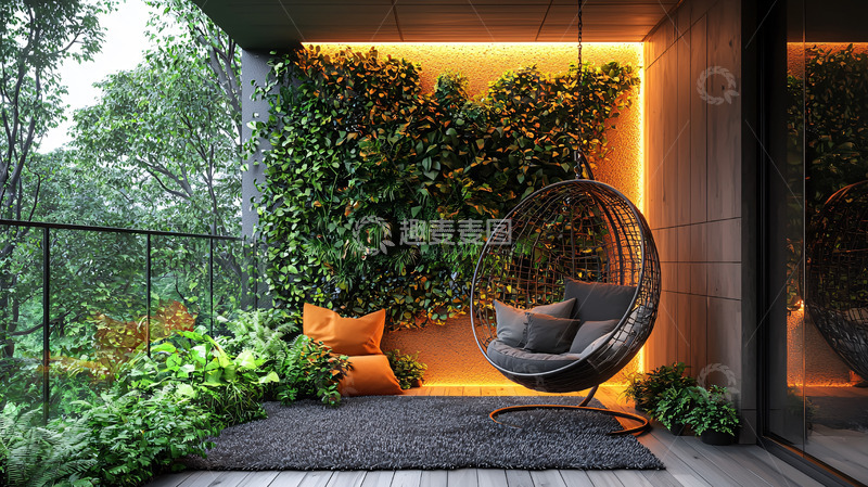 高清大图下载【趣麦麦图】阳台花园设计