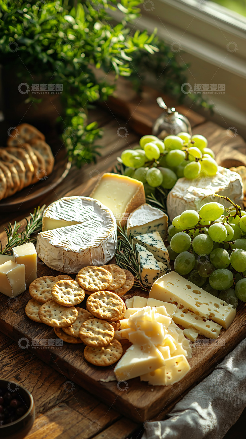 高清大图下载【趣麦麦图】奶酪拼盘美食静物