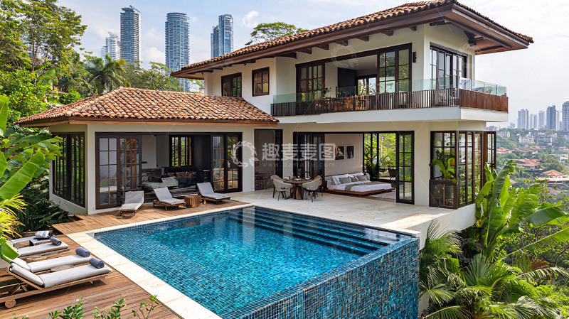 高清大图下载【趣麦麦图】现代风格别墅