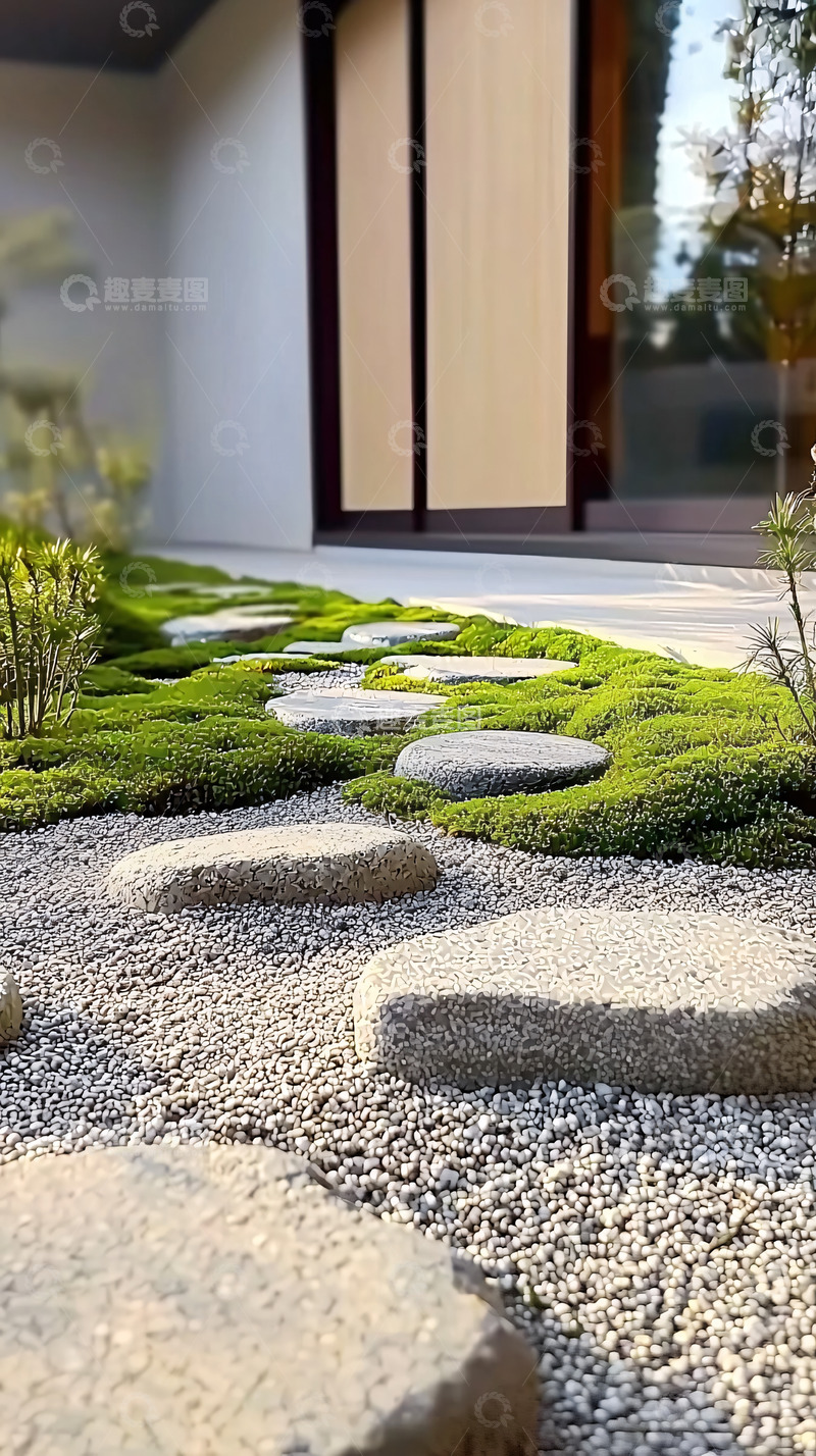 高清大图下载【趣麦麦图】日式庭院景观