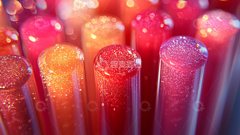 高清大图下载【趣麦麦图】试管里的闪亮唇彩