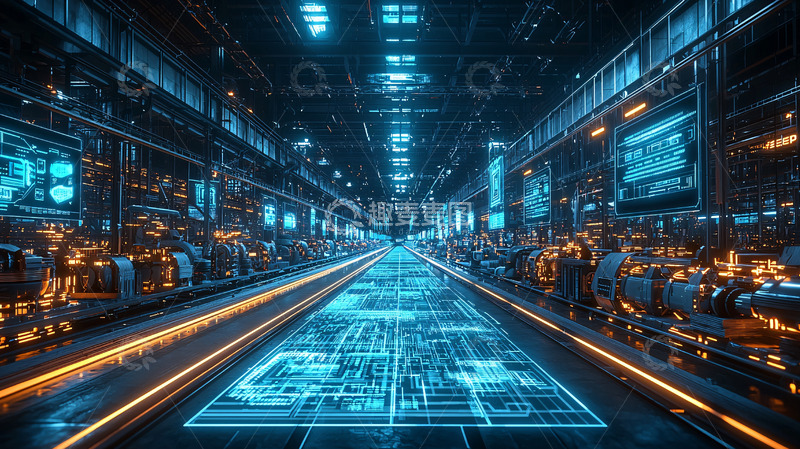 高清大图下载【趣麦麦图】未来科技感通道