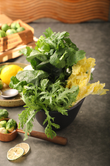 蔬菜拼盘火锅配菜摄影图1