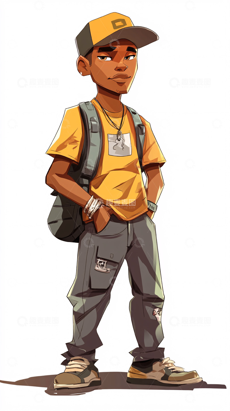 高清大图下载【趣麦麦图】卡通人物6