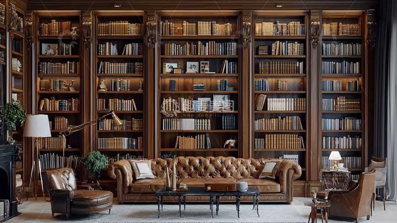 高清大图下载【趣麦麦图】书房