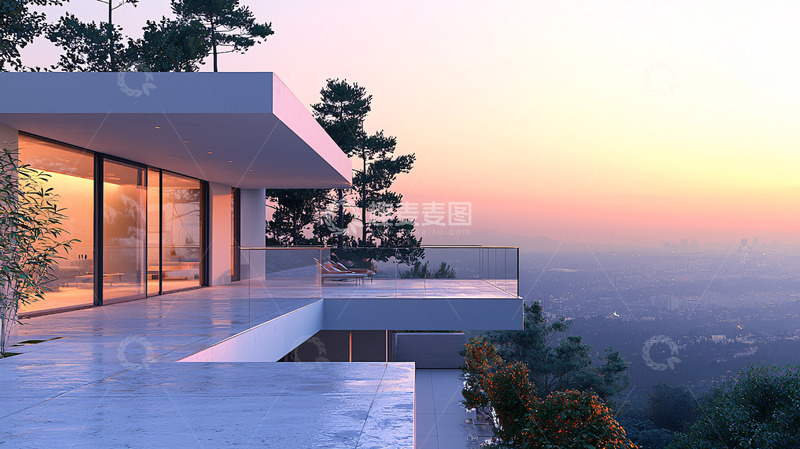 高清大图下载【趣麦麦图】简约现代别墅