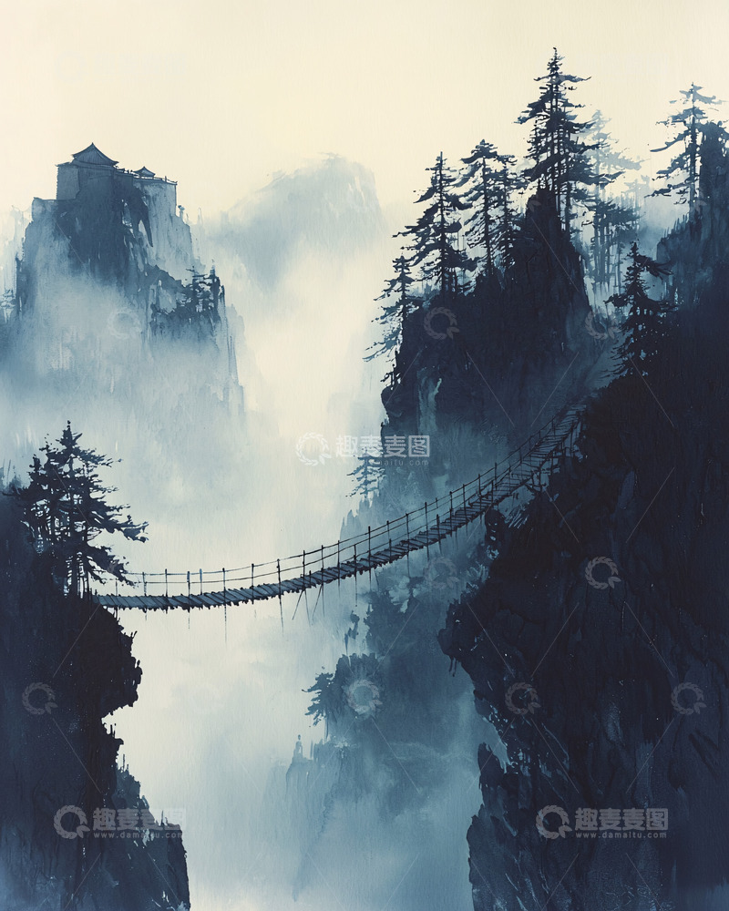 高清大图下载【趣麦麦图】水墨画