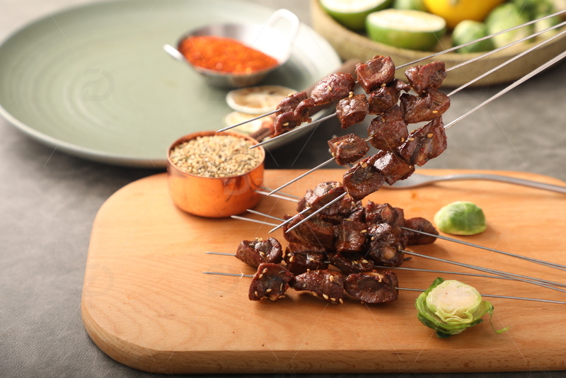 高清大图下载【趣麦麦图】贼必烤牛腰子