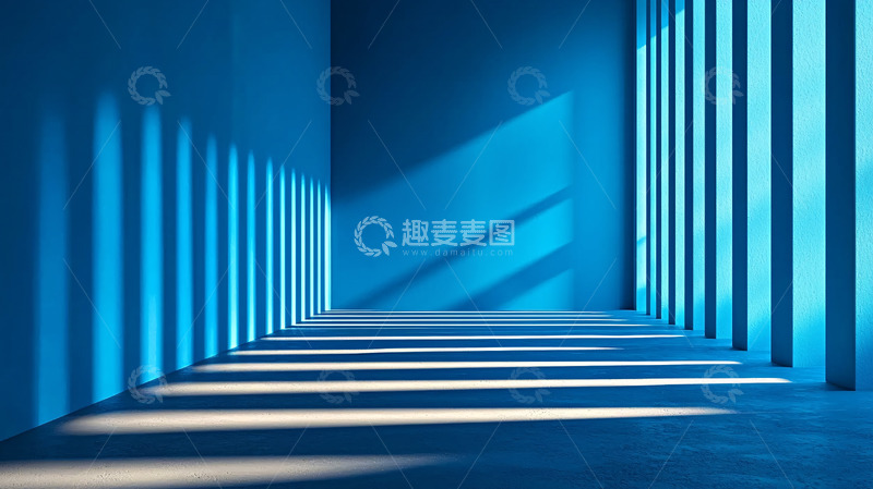 高清大图下载【趣麦麦图】蓝色通道