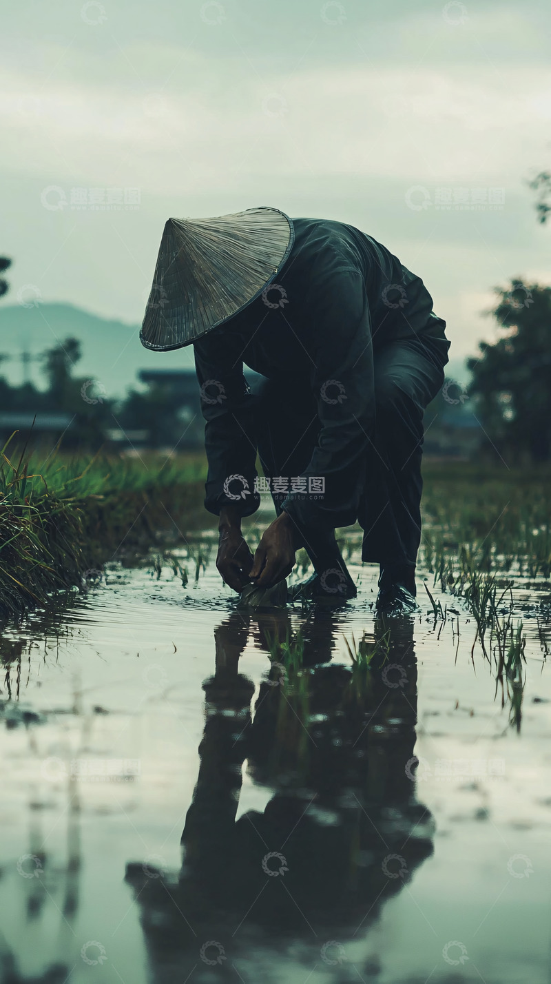 高清大图下载【趣麦麦图】水稻种植