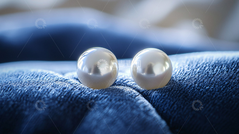 高清大图下载【趣麦麦图】珍珠耳钉