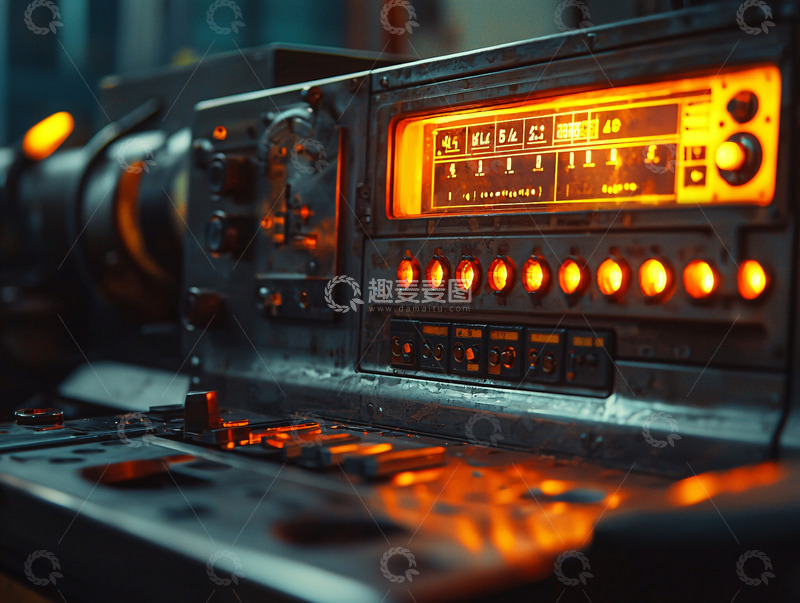 高清大图下载【趣麦麦图】复古未来主义设备