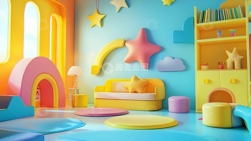 高清大图下载【趣麦麦图】儿童房