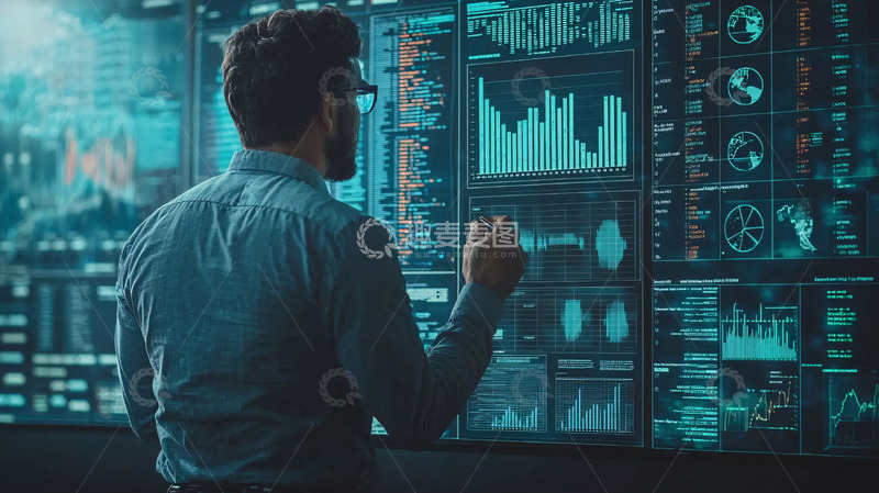 高清大图下载【趣麦麦图】数据分析师