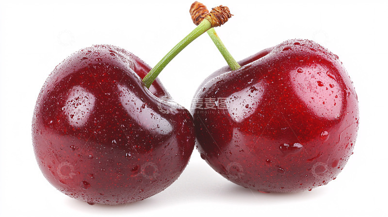 高清大图下载【趣麦麦图】新鲜红樱桃特写