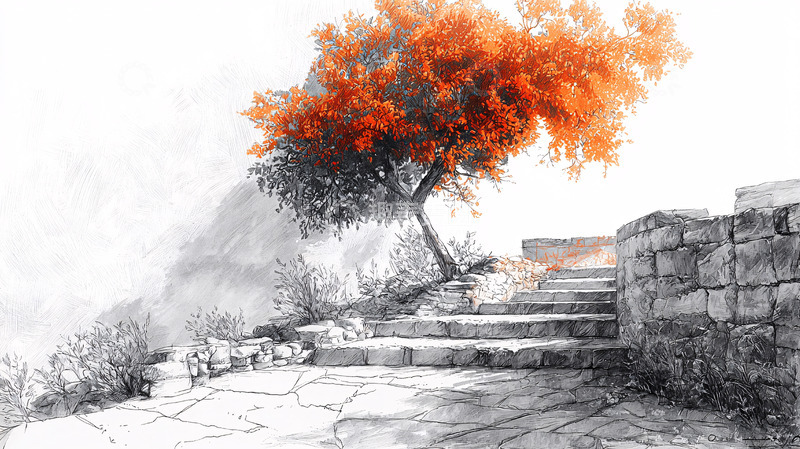 高清大图下载【趣麦麦图】黑白灰