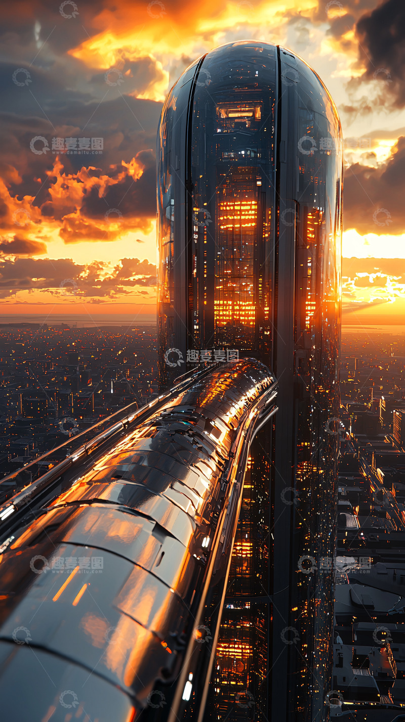 高清大图下载【趣麦麦图】未来都市