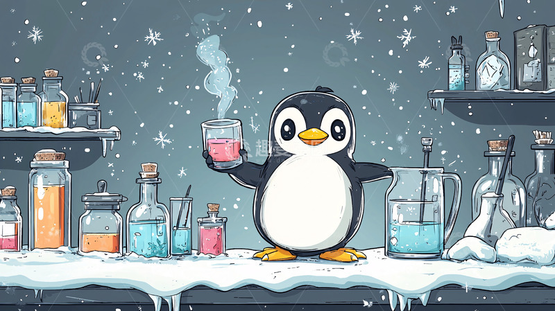 高清大图下载【趣麦麦图】企鹅