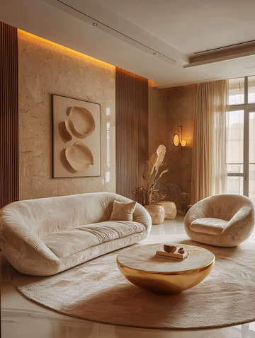 现代轻奢客厅装修