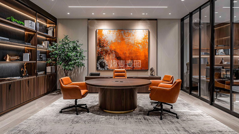 高清大图下载【趣麦麦图】豪华办公室