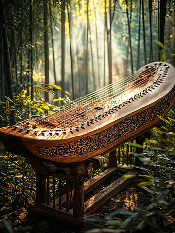 竹林古筝