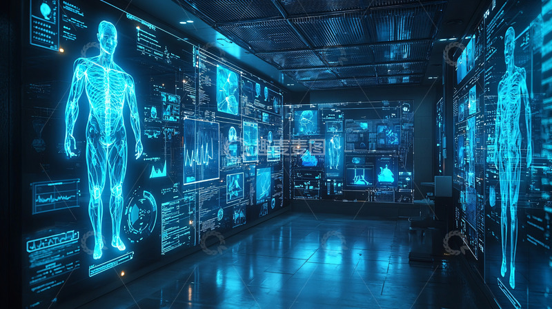 高清大图下载【趣麦麦图】未来科技医学影像