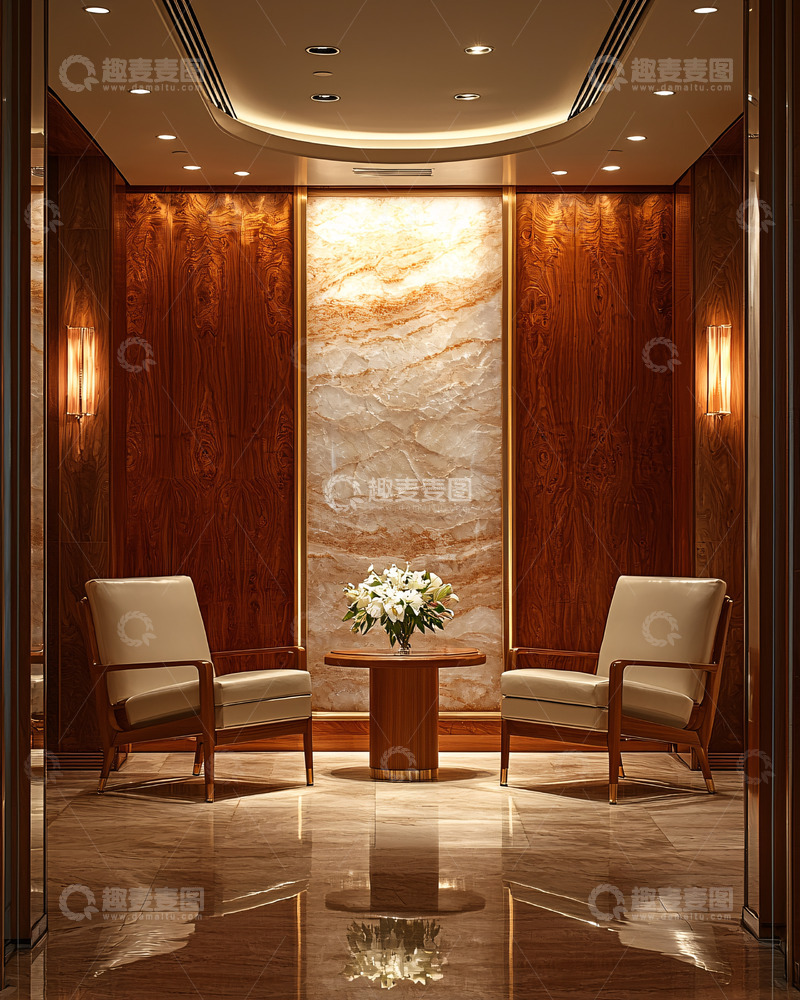高清大图下载【趣麦麦图】高端酒店大堂休息区
