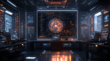 未来科技控制室